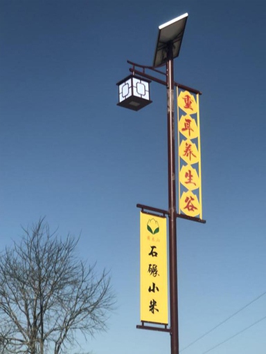 陜西延安子長縣重耳養(yǎng)生谷旅游景區(qū)太陽能路燈工程案例